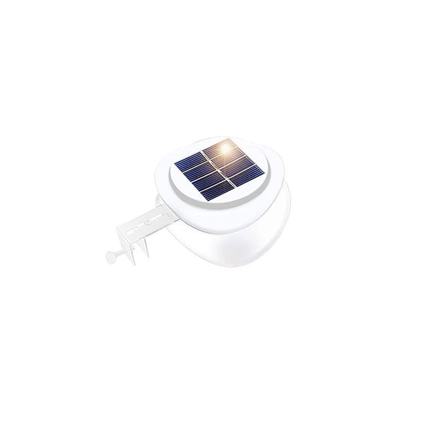 Solar Multipurpose Light (1 Piece White) W/ Screw & Mount Energy Saving Outdoor Lighting Accessories