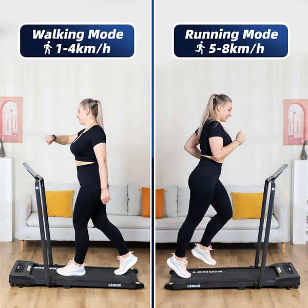 2Hp 52Cm Walking Pad Treadmill W/ Remote Foldable Handrail And Tablet Holder Treadmills