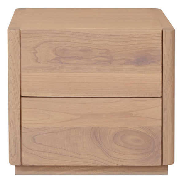 Centrum Gatsby 2 Drawer Bedside Table (Natural) Bedside Tables