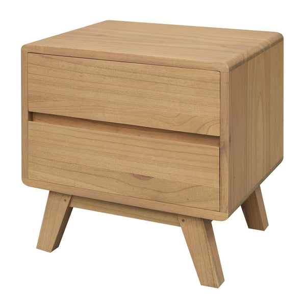 Providence 2 Drawer Bedside Table (Natural) Bedside Tables
