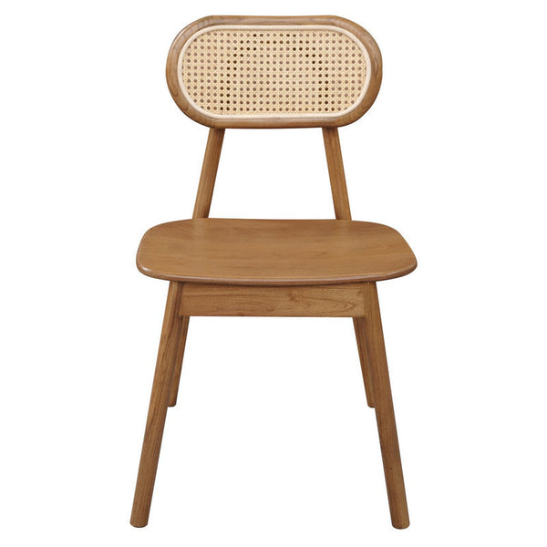 Kelly Rattan Dining Chair (Almond) Dining Chairs