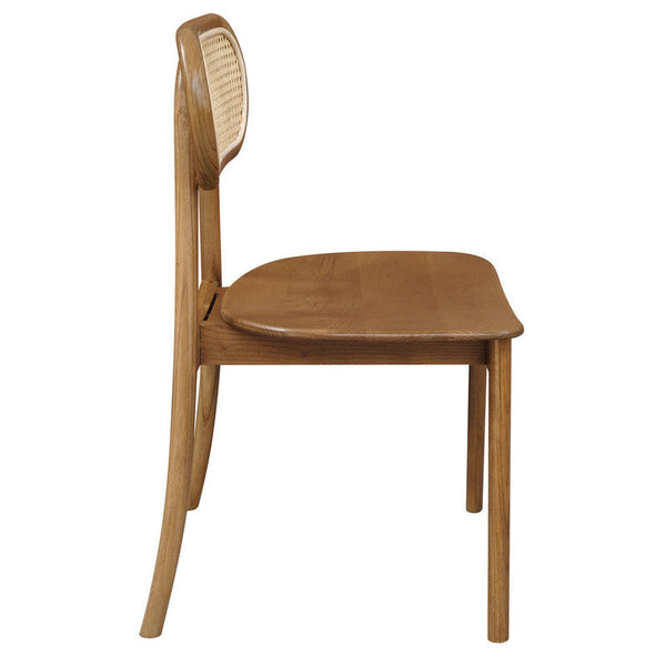 Kelly Rattan Dining Chair (Almond) Dining Chairs