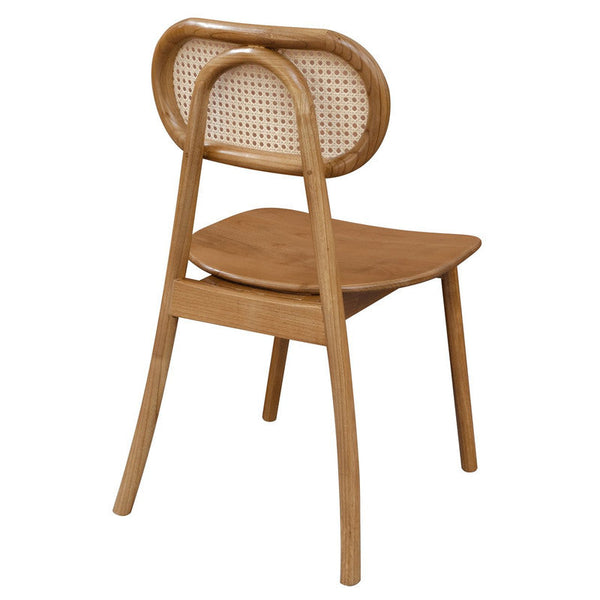 Kelly Rattan Dining Chair (Almond) Dining Chairs