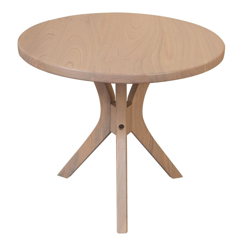 Large Natural Gatsby Round Side Table Solid Wood Furniture Side Tables