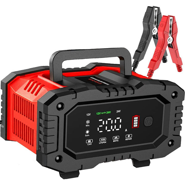 12V 20A Smart Car Battery Charger For Lead Acid And Lifepo4 Batteries