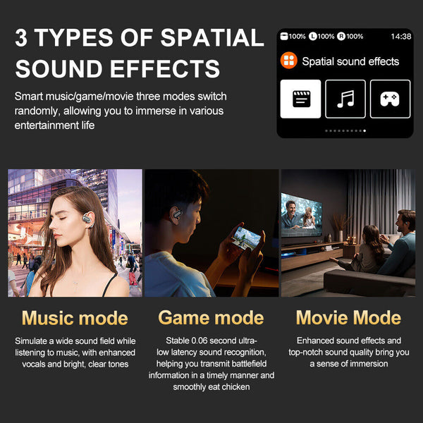 Erazer True Wireless Open Earbuds Xp2 Over Electronics Headsets & Earpieces