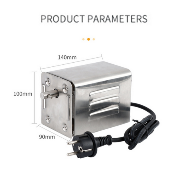 Electric Bbq Rotisserie Motor Spit Stainless Steel Campfire Au Plug Barbecues Grills & Smokers