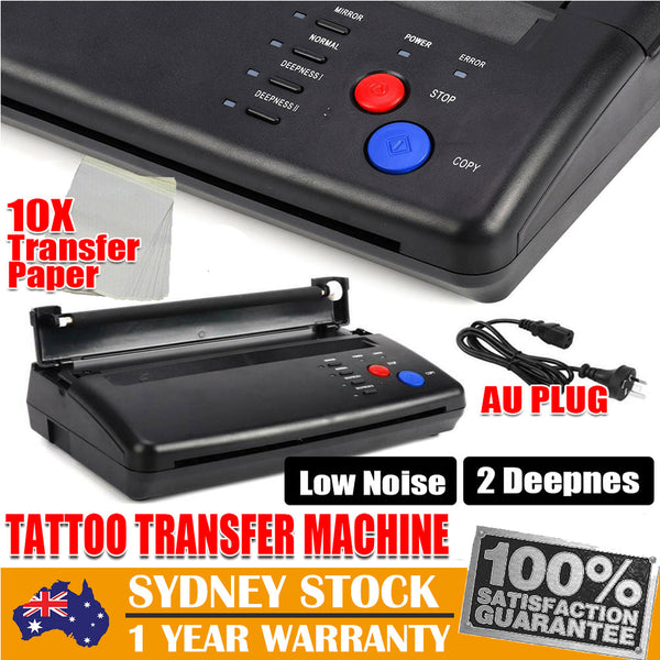 Abs Tattoo Transfer Copier Printer Machine Thermal Stencil Paper Body Art Maker Tattoo Machines
