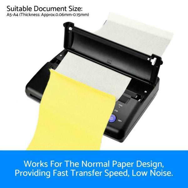 Abs Tattoo Transfer Copier Printer Machine Thermal Stencil Paper Body Art Maker Tattoo Machines