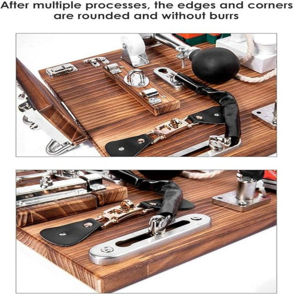 Activity Board Educational Learning Brain Games Preschool Au Sensory Toys