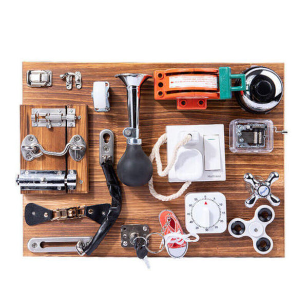 Activity Board Educational Learning Brain Games Preschool Au Sensory Toys