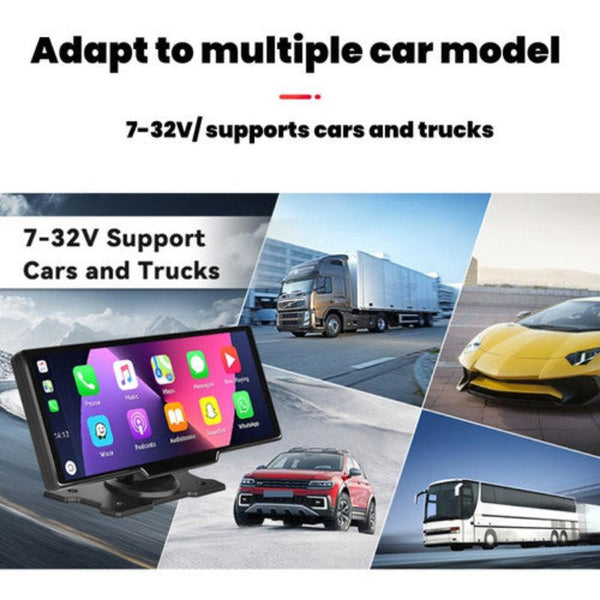 10.26 Inch 4K Car Camera Carplay Android Auto Locator Technology Navigation Dashboard Recorder Video In Dash Units W/O Gps