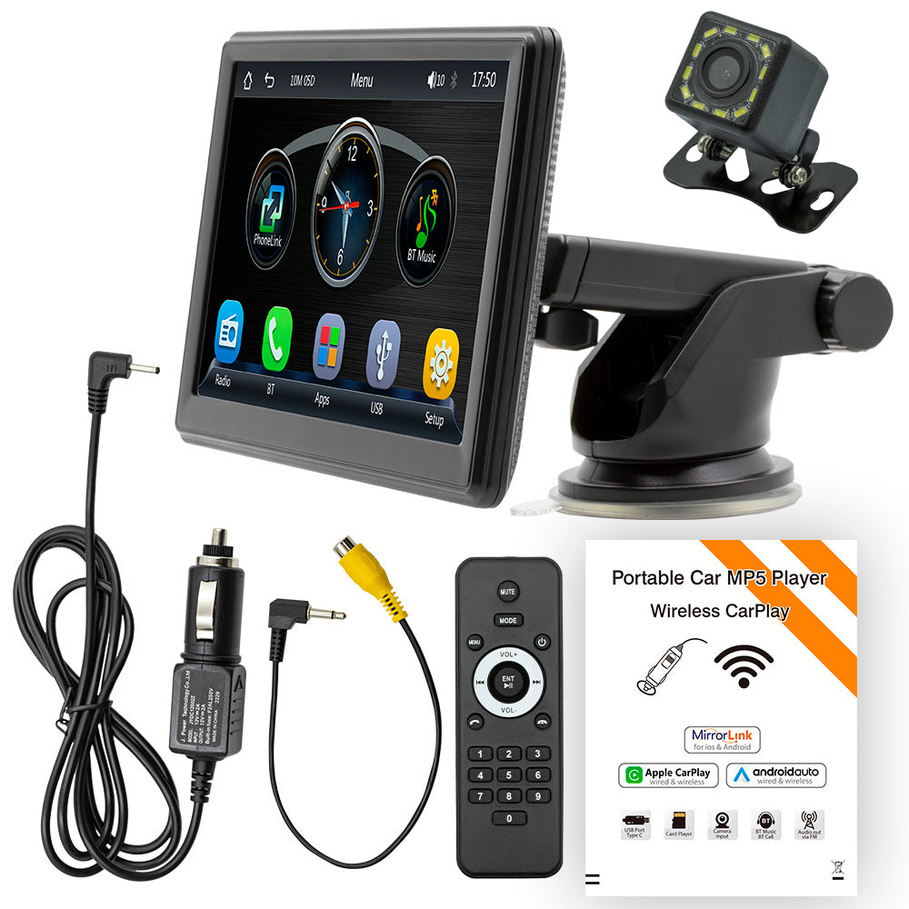 7 Inch Wireless Car Radio Auto Stereo Apple Carplay Android Bluetooth + Cam Car Audio In Dash Units