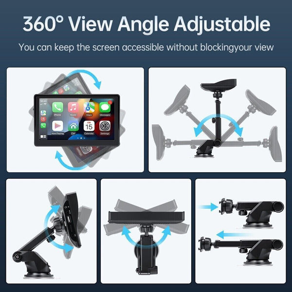 7 Inch Wireless Car Radio Auto Stereo Apple Carplay Android Bluetooth + Cam Car Audio In Dash Units