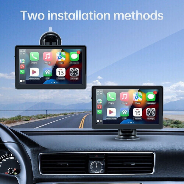 7 Inch Wireless Car Radio Auto Stereo Apple Carplay Android Bluetooth + Cam Car Audio In Dash Units