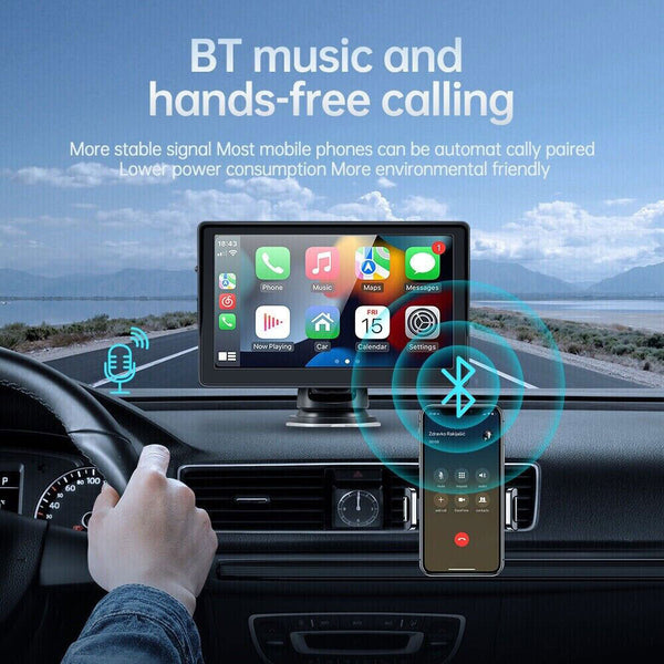 7 Inch Wireless Apple Car Play Android Auto Touch Screen Radio Stereo Video In Dash Units W/O Gps
