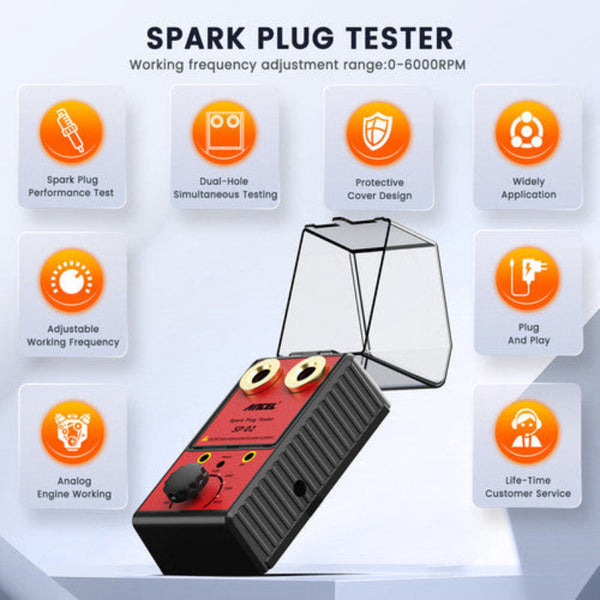 12V Car Spark Plug Tester Auto Ignition System Diagnostic Tool Other Diagnostic Service Tools