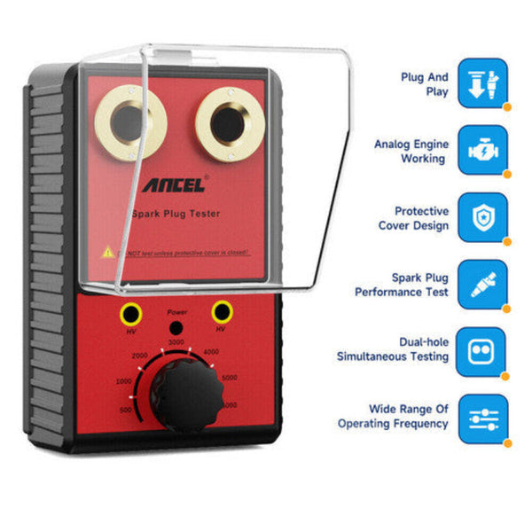 12V Car Spark Plug Tester Auto Ignition System Diagnostic Tool Other Diagnostic Service Tools