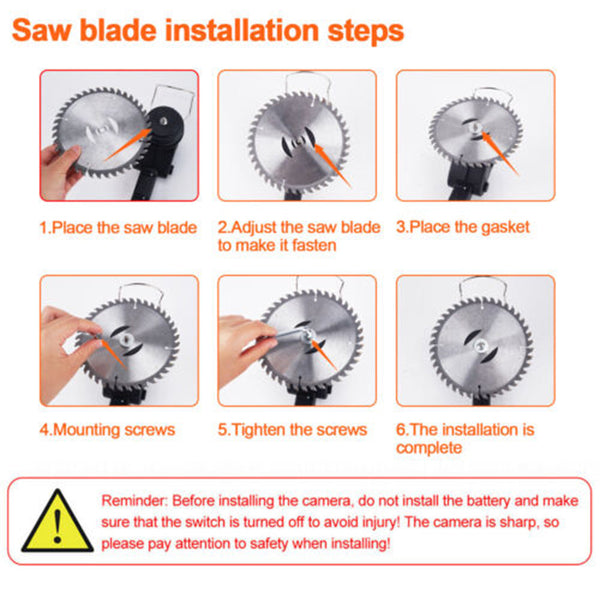 3In1 Cordless Grass Trimmer Lawn Brush Cutter Whipper Snipper With 2 Battery String Trimmers