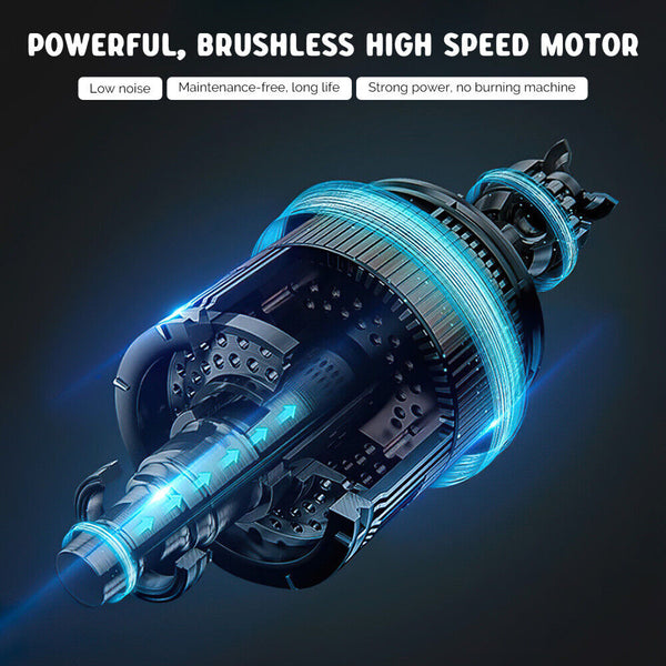 3In1 Cordless Grass Trimmer Lawn Brush Cutter Whipper Snipper With 2 Battery String Trimmers