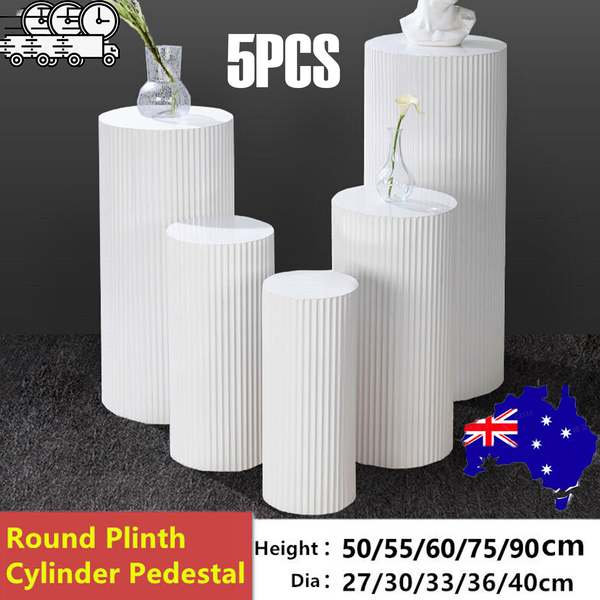 Metal Wedding Plinths Cylinder Pedestal Stand Cake Dessert Display Wedding Cake Stands & Plates
