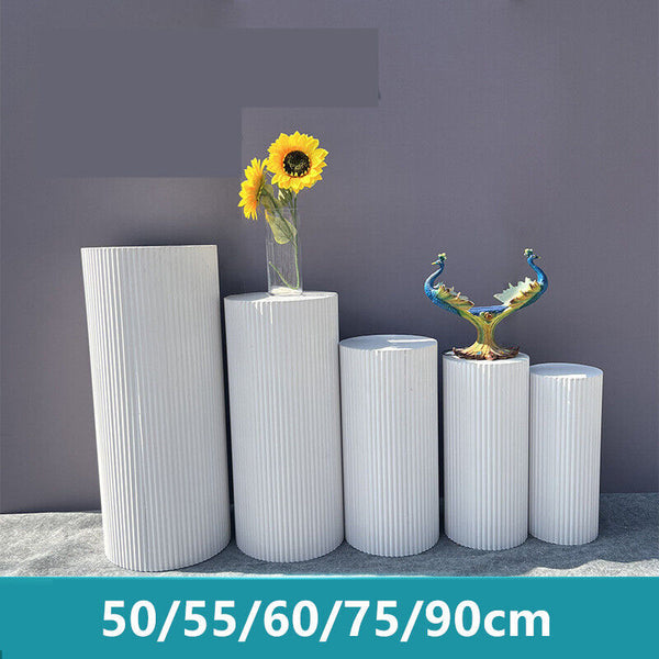 Metal Wedding Plinths Cylinder Pedestal Stand Cake Dessert Display Wedding Cake Stands & Plates