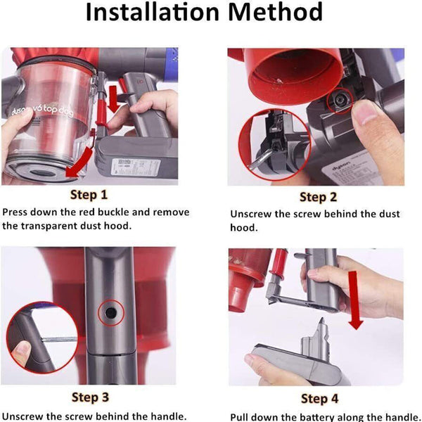 9900Mah For Dyson V6 Battery Sv03 Sv04 Sv09 Dc58 Dc59 Dc61 Dc62 Dc74 Animal Vacuum Cleaner Parts