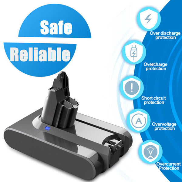 9900Mah For Dyson V6 Battery Sv03 Sv04 Sv09 Dc58 Dc59 Dc61 Dc62 Dc74 Animal Vacuum Cleaner Parts