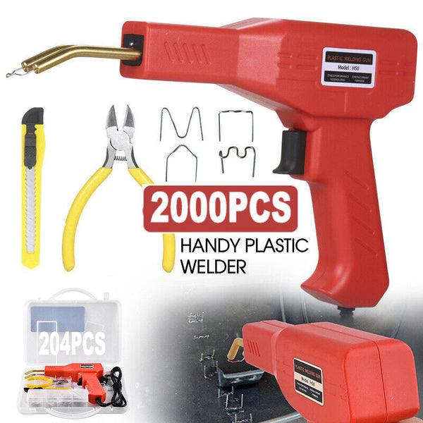 Plastic Welder Garage Tool Hot Staple Staplers Bumper Repair Welding Machine Kit Welding & Soldering Tools