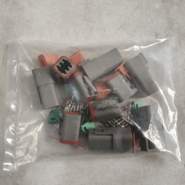 5 Set Deutsch Dt 6 Way Pin Male/Female Kit Electrical Connector Plug Waterproof Wire & Cable Connectors