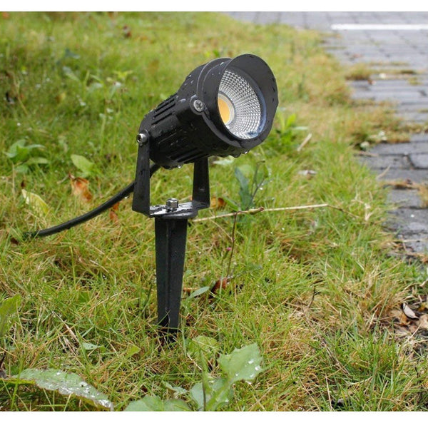 10X 12V Led Waterproof Garden Spotlights Outdoor Landscape Flood Lights Cool White Spike Yard Lamps Landscape & Walkway Lights