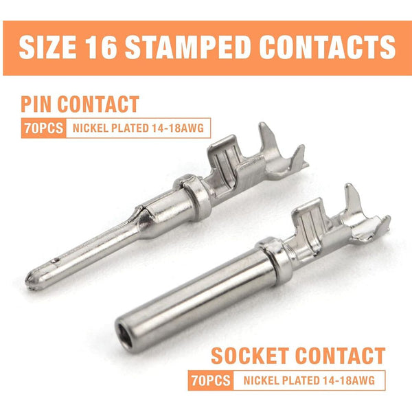 188Pcs Deutsch Dt Series Connector Assortment 2/3/4/6/8/12 Pin Pair Each Connectors Adapters & Parts