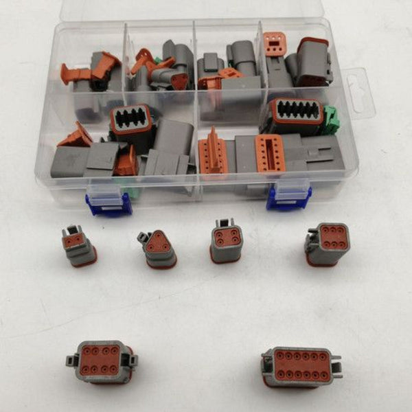 188Pcs Deutsch Dt Series Connector Assortment 2/3/4/6/8/12 Pin Pair Each Connectors Adapters & Parts