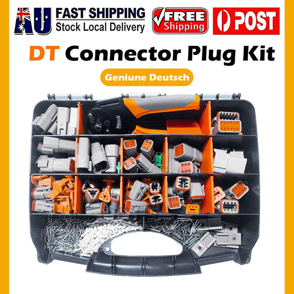 550Pcs Deutsch Plug Tool Kit Dt Connector With Genuine Automotive Crimp Wire & Cable Connectors