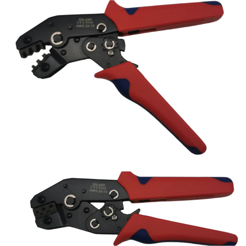 Assorted Waterproof Insulated Electrical Wiring Connectors Crimp Terminals Plier Hand Crimpers & Strippers