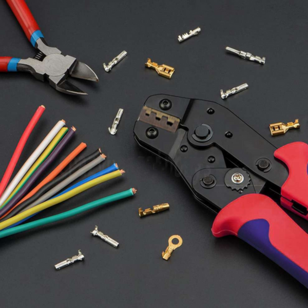 Assorted Waterproof Insulated Electrical Wiring Connectors Crimp Terminals Plier Hand Crimpers & Strippers