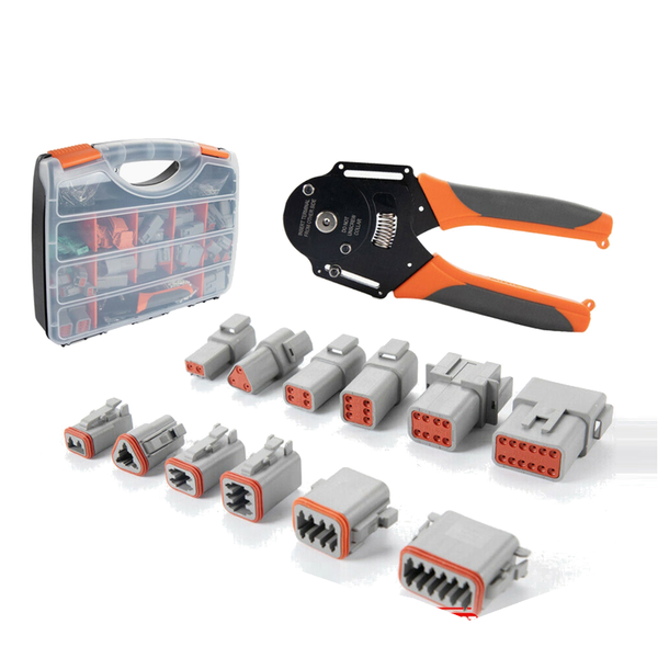 1000Pcs Deutsch Dt Connector Plug Kit With Genuine Crimp Tool Auto Marine Other Auto Tools & Supplies
