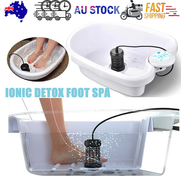 Ion Ionic Detox Foot Bath Spa Machine Tub Array Cell Cleanse For Health Tool Set Salon & Spa Supplies