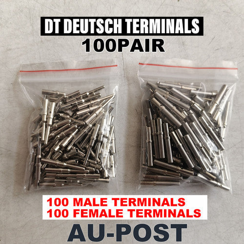 Deutsch Solid Terminal No.16 Contact Pins Male Female Connector Plug Connectors & Terminals