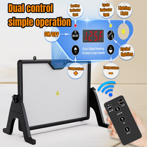 Chick Brooder Heating Plate Chicken Coop Heater Dual Sided Duck Poultry Pet Chicken Supplies