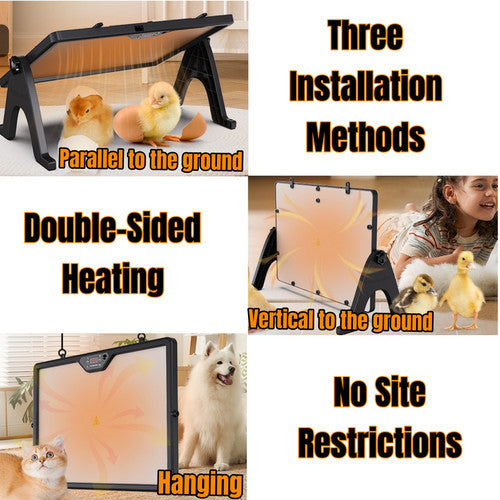 Chick Brooder Heating Plate Chicken Coop Heater Dual Sided Duck Poultry Pet Chicken Supplies