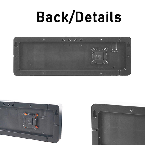 16 Inch Green Gradient Jumbo Led Wall Desk Clock With Temperature And Calendar Wall Clocks