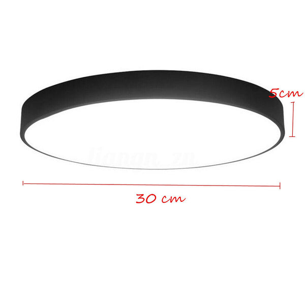 30Cm Led Ceiling Light Modern Surface Mount Flush Panel Downlight Ultra Thin Down Lights