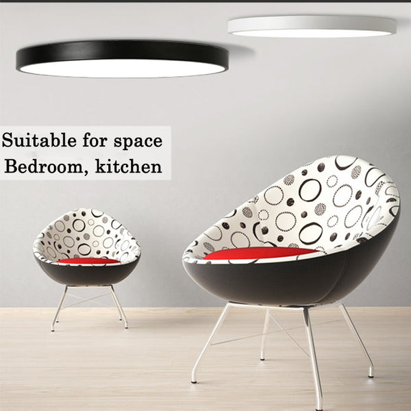 30Cm Led Ceiling Light Modern Surface Mount Flush Panel Downlight Ultra Thin Down Lights