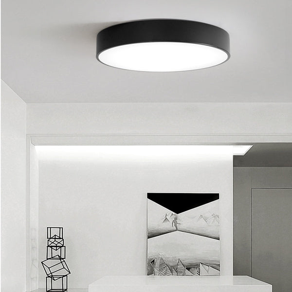 30Cm Led Ceiling Light Modern Surface Mount Flush Panel Downlight Ultra Thin Down Lights