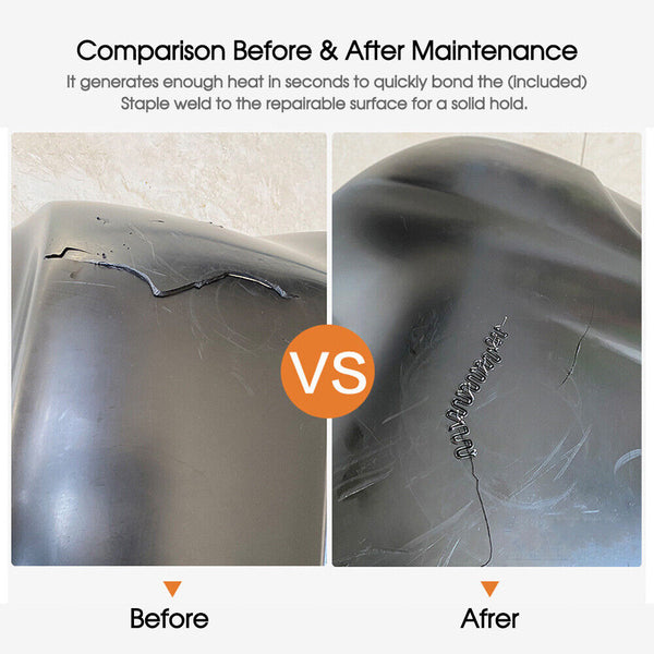 Other Welding Equipment 2200Pcs Plastic Welder Garage Tool Hot Staple Staplers Bumper Repair Welding Kit