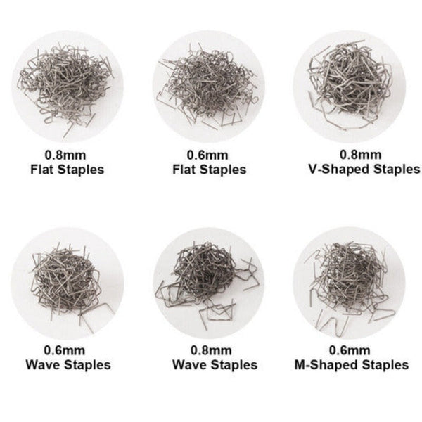 Other Welding Equipment 2200Pcs Plastic Welder Garage Tool Hot Staple Staplers Bumper Repair Welding Kit