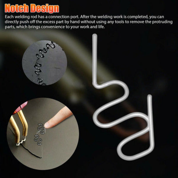 Other Welding Equipment 2200Pcs Plastic Welder Garage Tool Hot Staple Staplers Bumper Repair Welding Kit