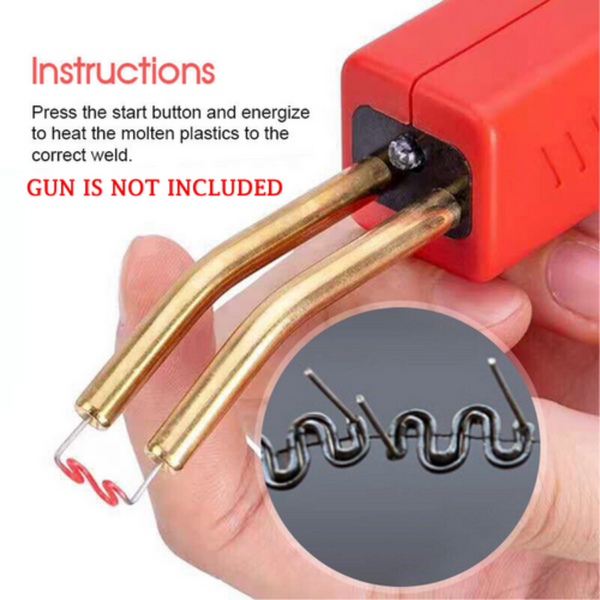 Other Welding Equipment 2200Pcs Plastic Welder Garage Tool Hot Staple Staplers Bumper Repair Welding Kit