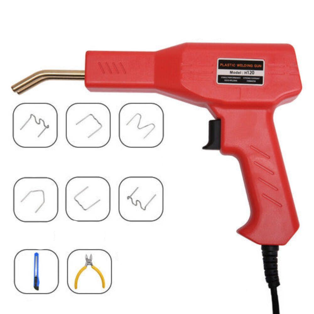 Plastic Welder Garage Tool Hot Staple Staplers Bumper Repair Welding Machine Kit Other Welding Equipment